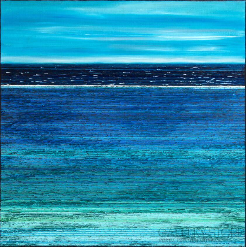 Dagmara Kwiatek-Ocean spokojny-Olej