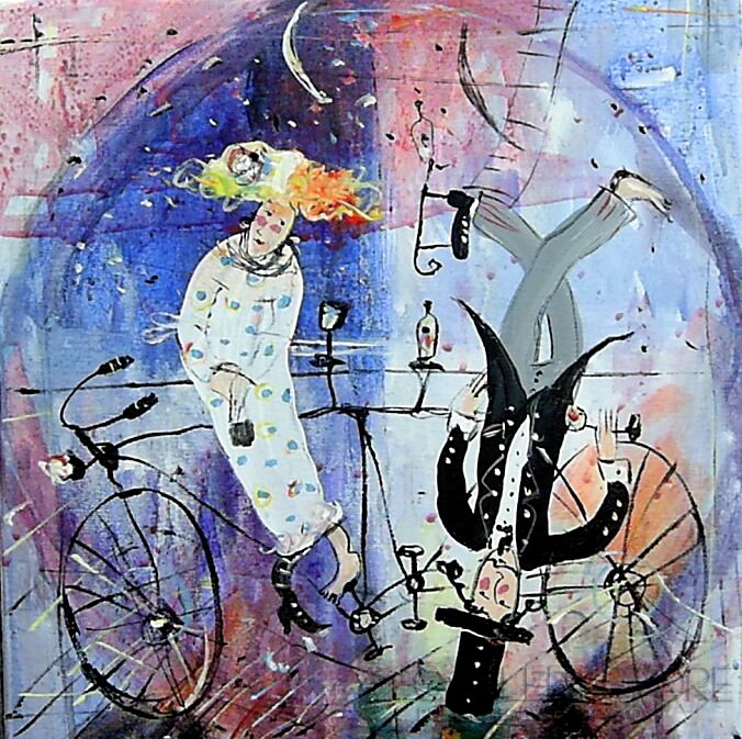 Dariusz Grajek-Tandem dla dwojga zakochanych...-Akryl