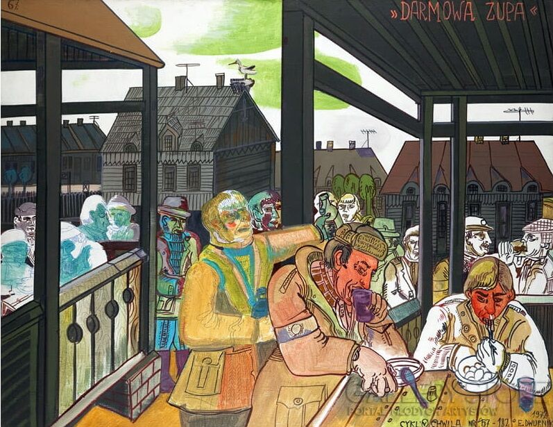Edward Dwurnik-Darmowa zupa (S_PP)-Inkografia