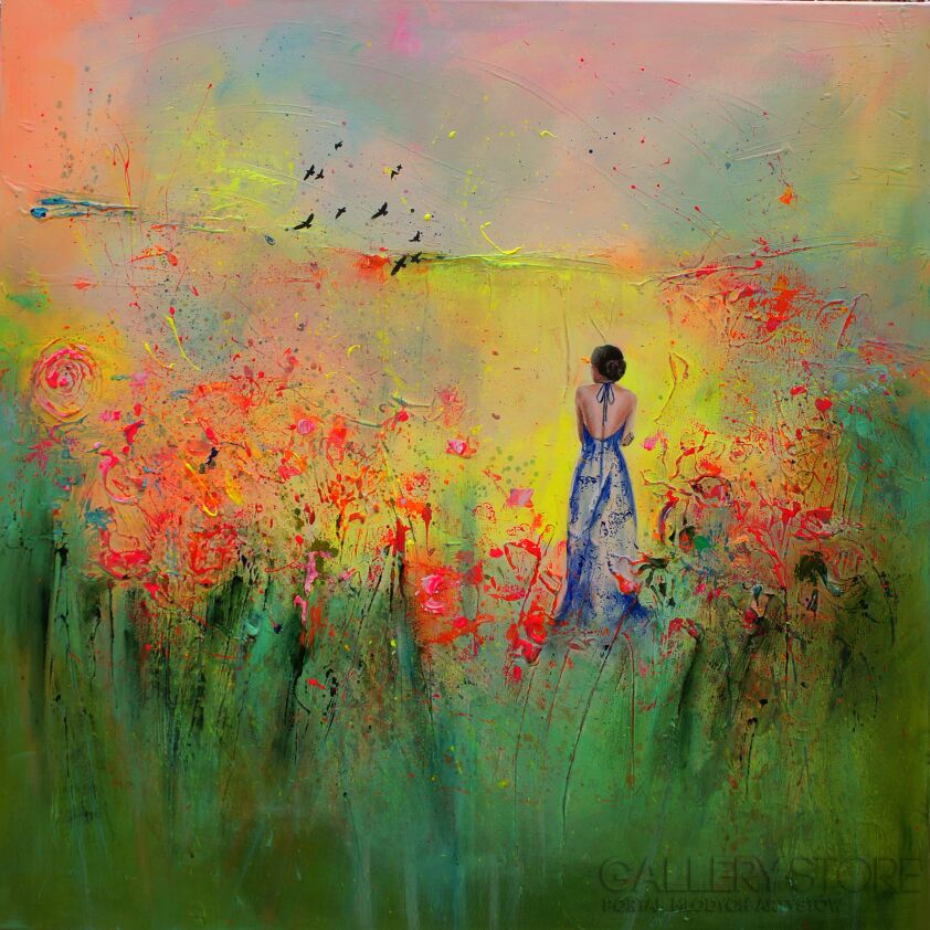 Eliza Kleczewska-Spring lady-Akryl