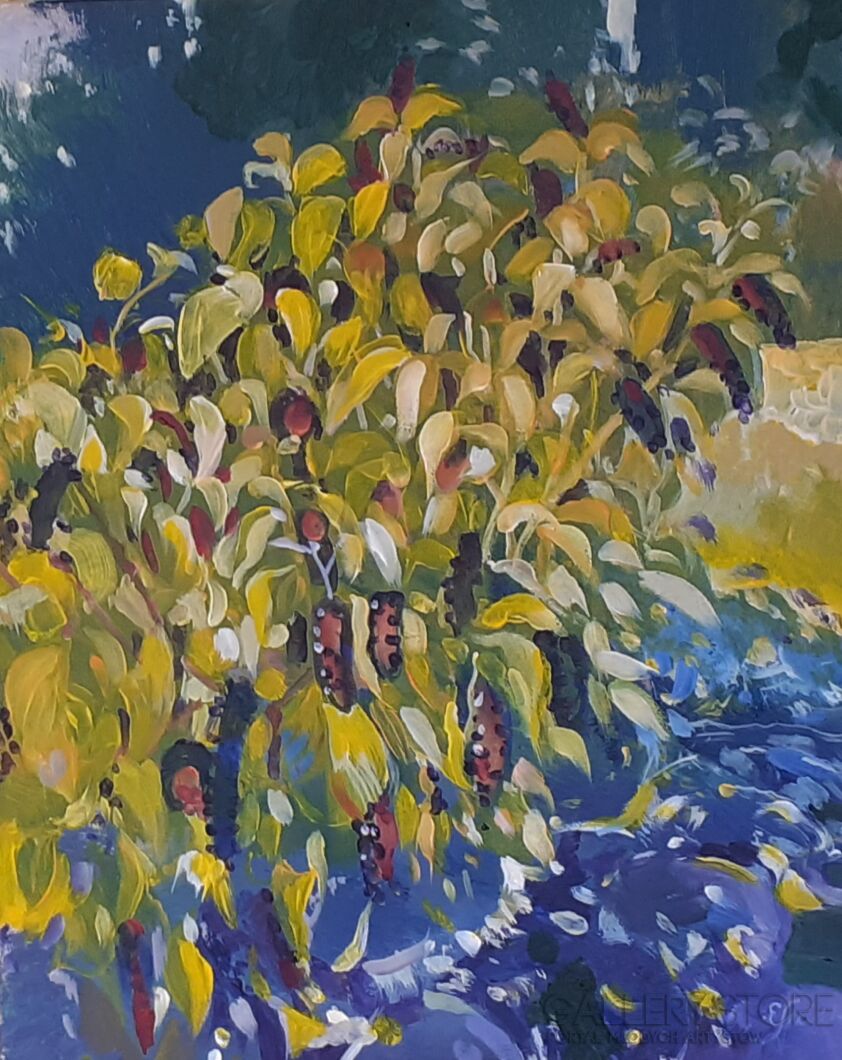 Elżbieta Ledecka- MÓJ OGRÓD I-Akryl