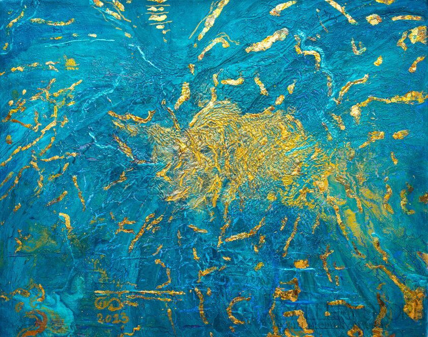 Emilia Gąsienica-Setlak-W turkusie-Akryl