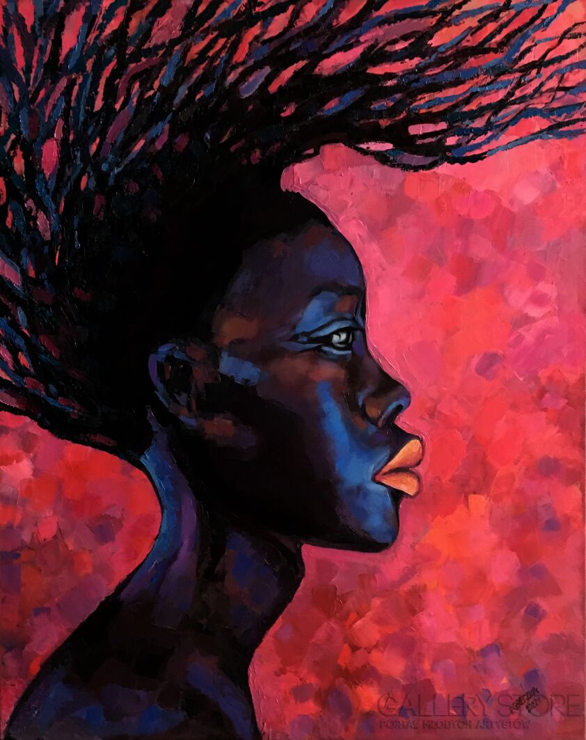 Iwona Greczka-"Ekspresja II"-Olej