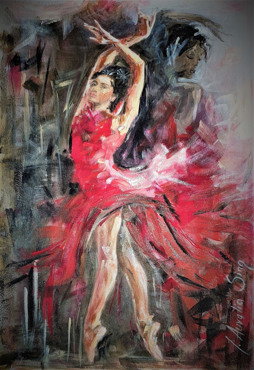 J. Aurelia Sikiewicz-Wojtaszek-FLAMENCO-Akryl