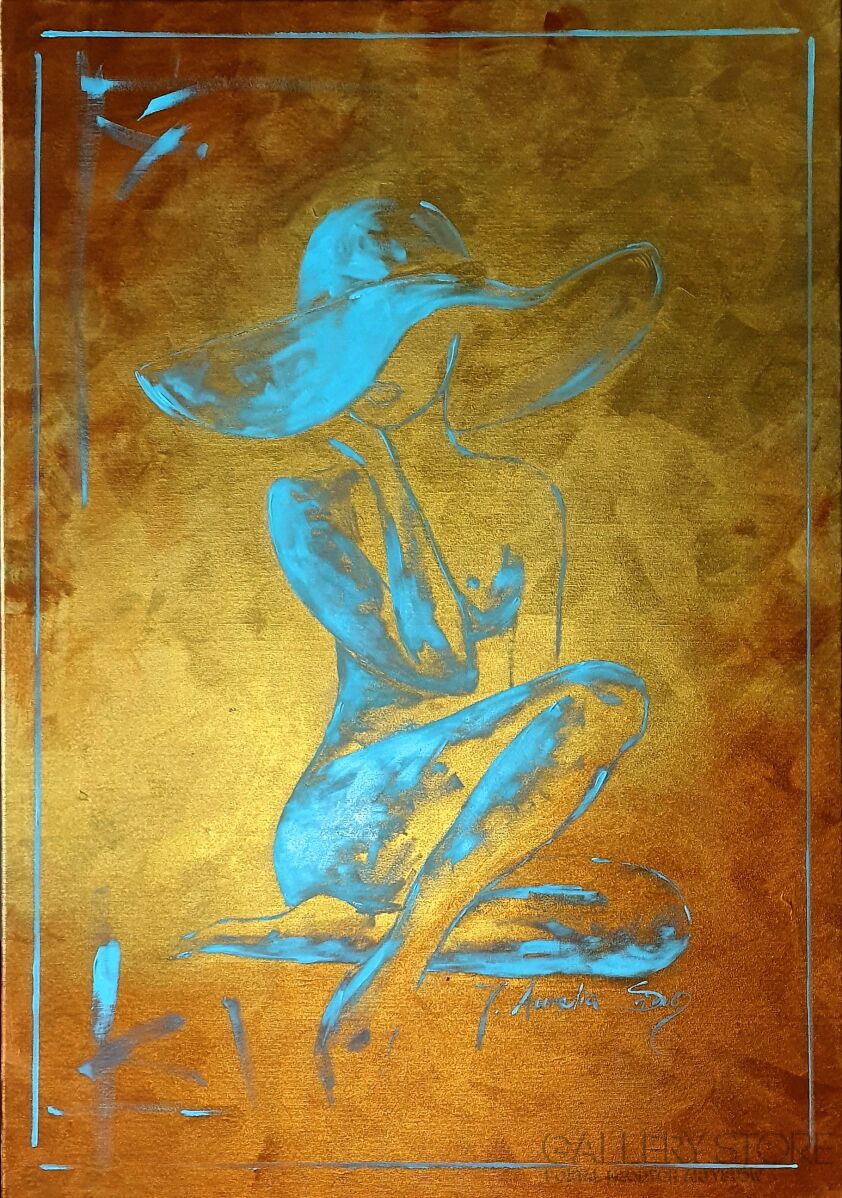 J. Aurelia Sikiewicz-Wojtaszek-GOLDEN RAY-Akryl