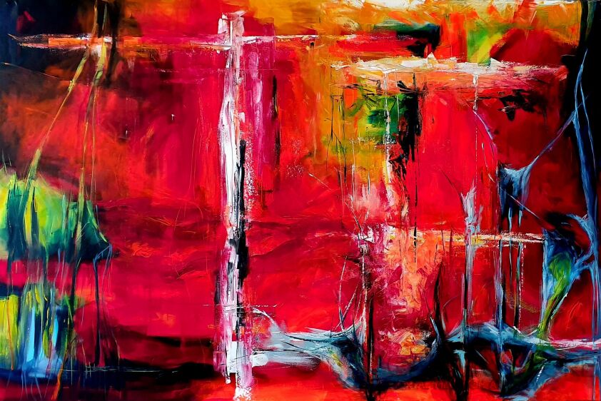 J. Aurelia Sikiewicz-Wojtaszek-POMIĘDZY-Akryl
