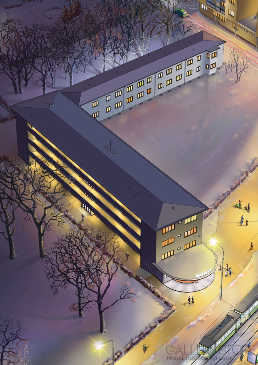 Jan Jerzmański-widokówka wrocławska 24-Grafiki i plakaty