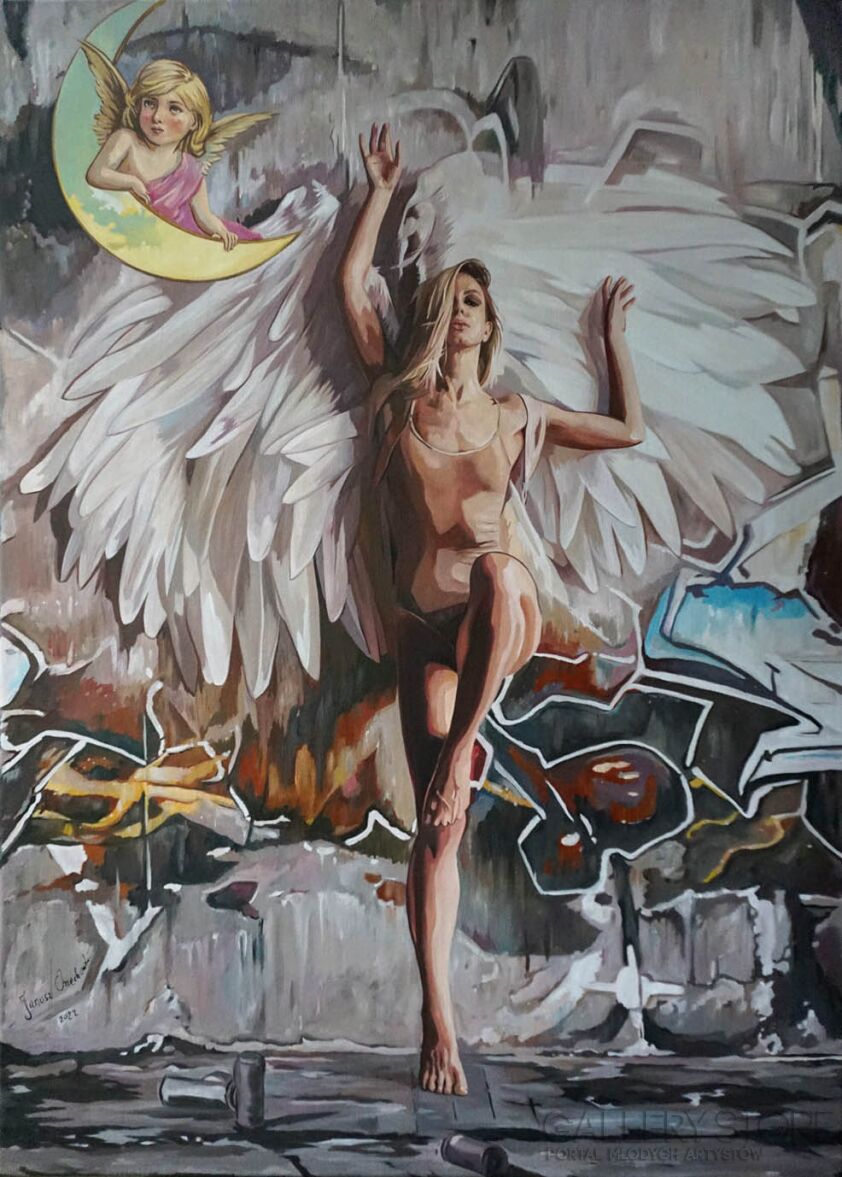 Janusz Orzechowski-Charlie's angel-Olej