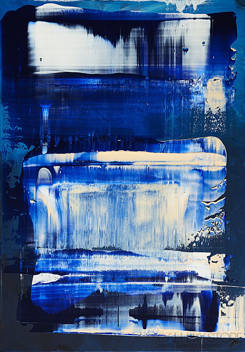 Joanna  Gierwielaniec Grześkowiak-BLUE DREAMS-Akryl