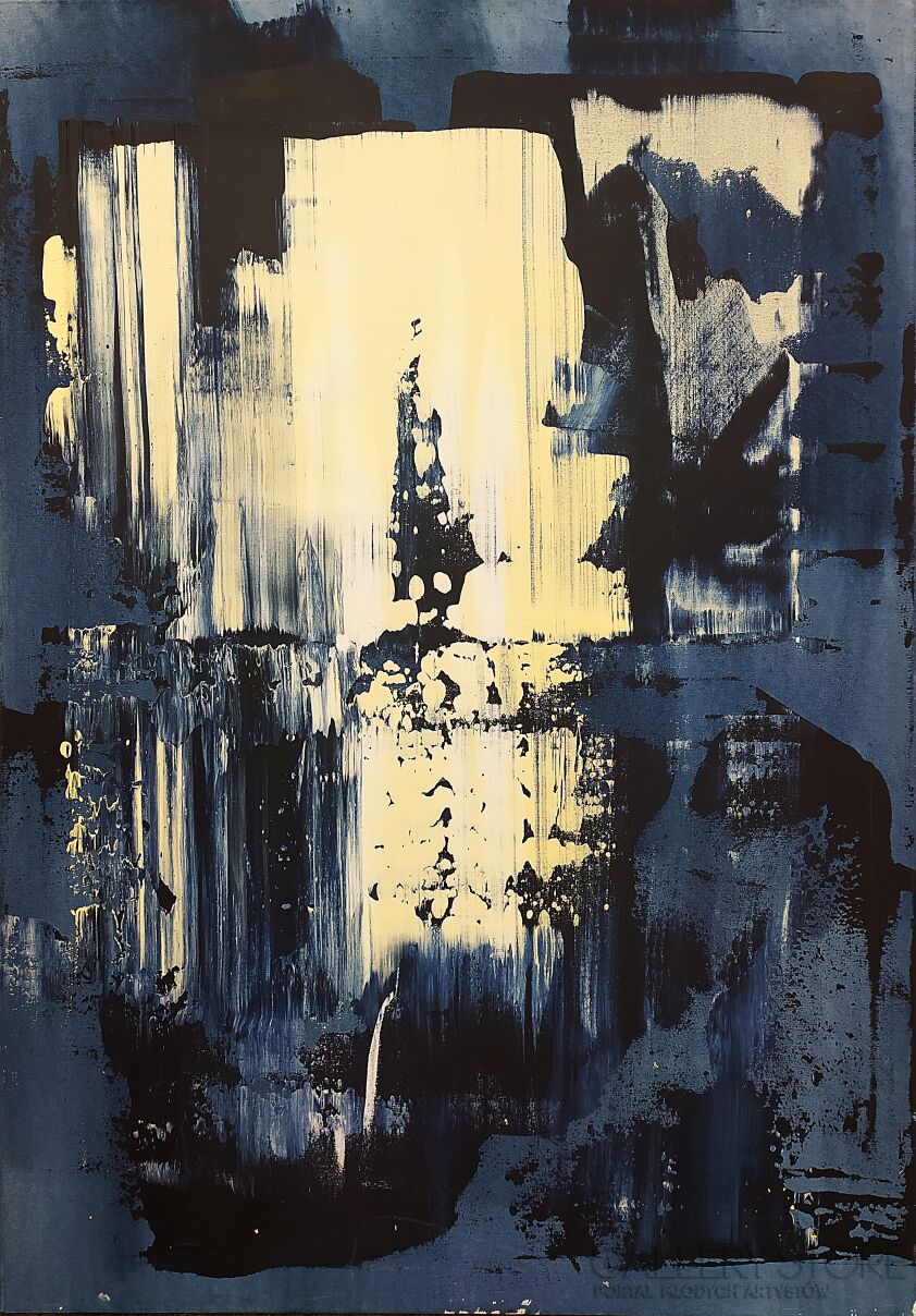 Joanna  Gierwielaniec Grześkowiak-DARK OCEAN 01-Akryl