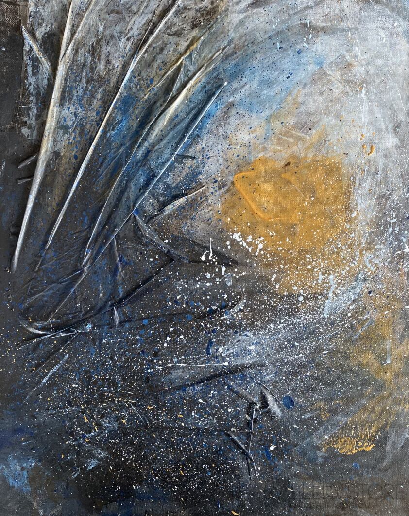 Joanna Wietrzycka- Autumn sun-Technika mieszana