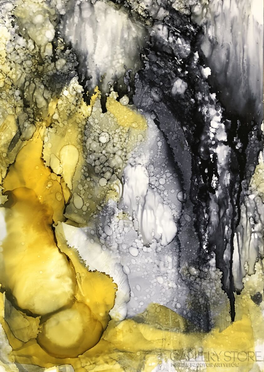 Joanna Wietrzycka-Feel yellow 2-Technika mieszana
