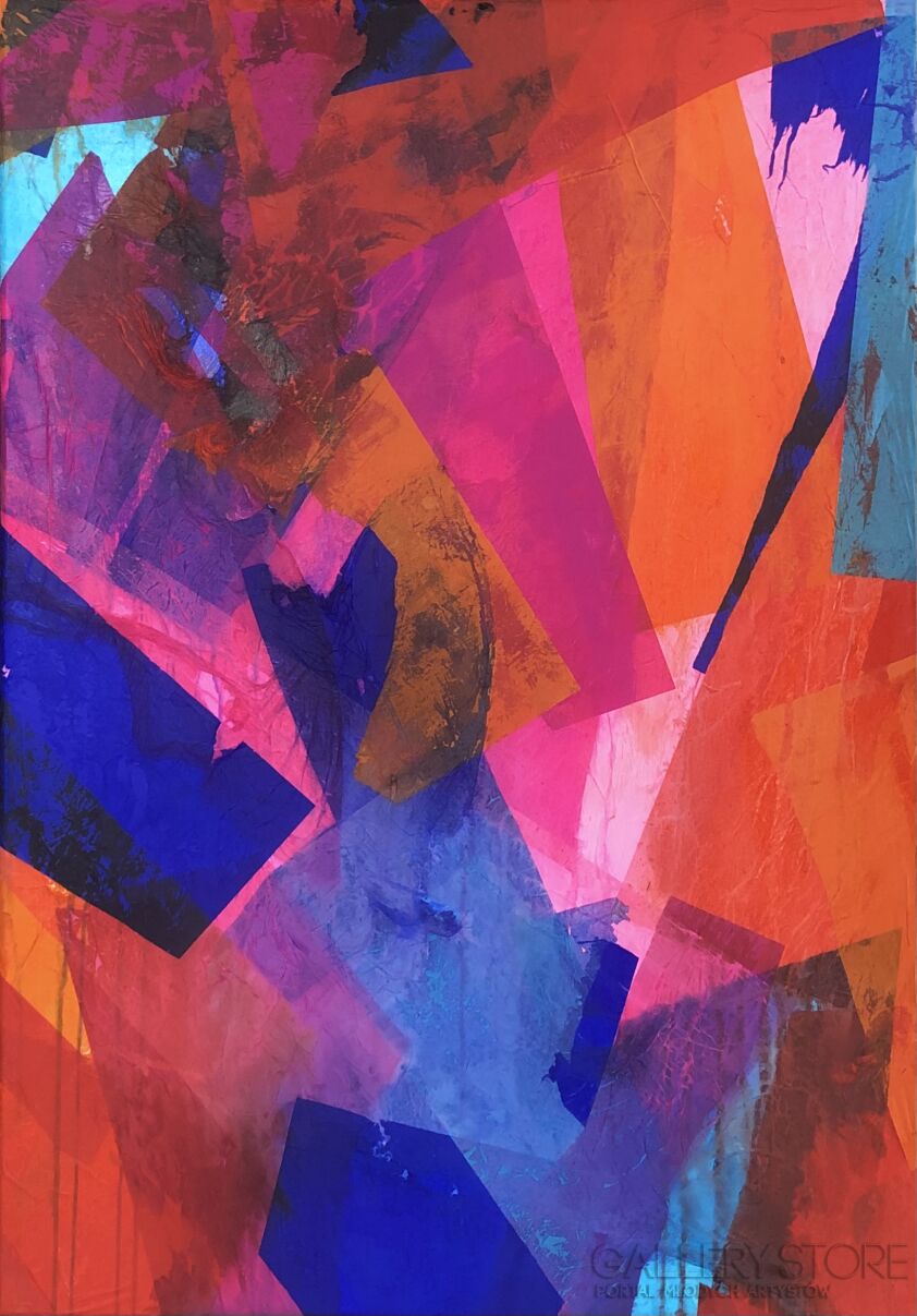 Joanna Wietrzycka-Interference 1-Technika mieszana
