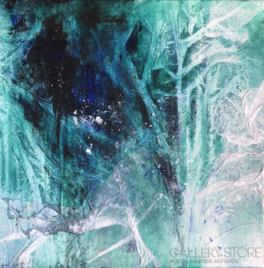 Joanna Wietrzycka-Light in the dark-Technika mieszana