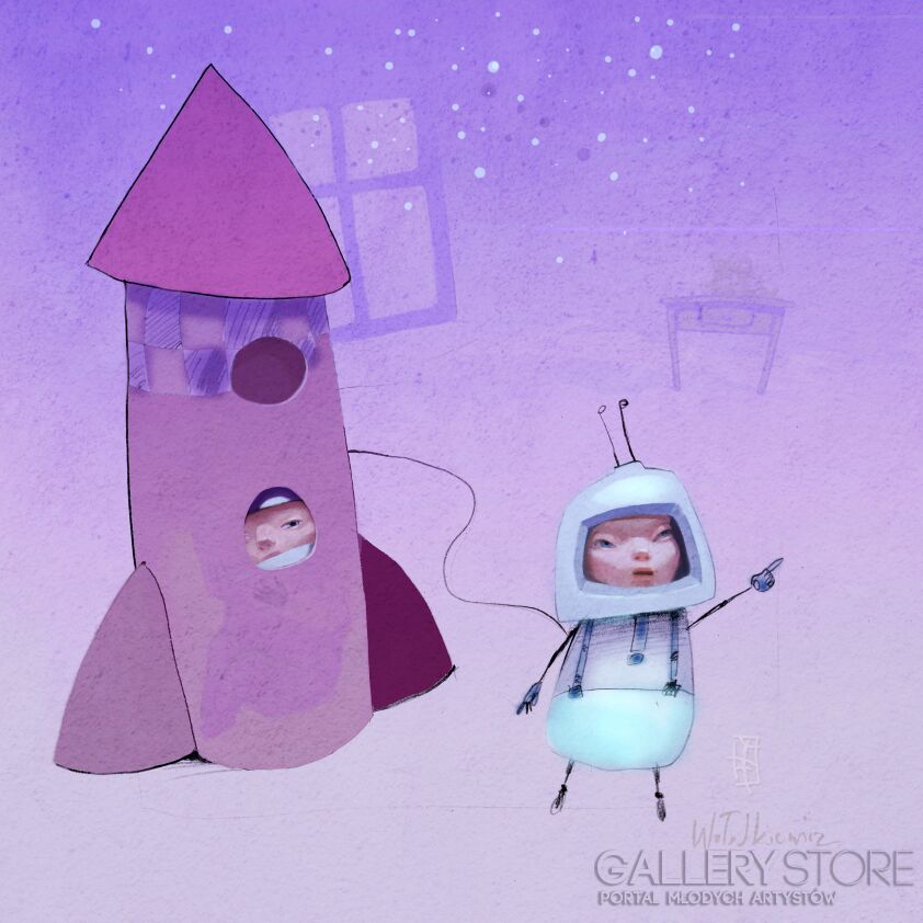 Katarzyna Wołodkiewicz-Kosmos-Grafiki i plakaty