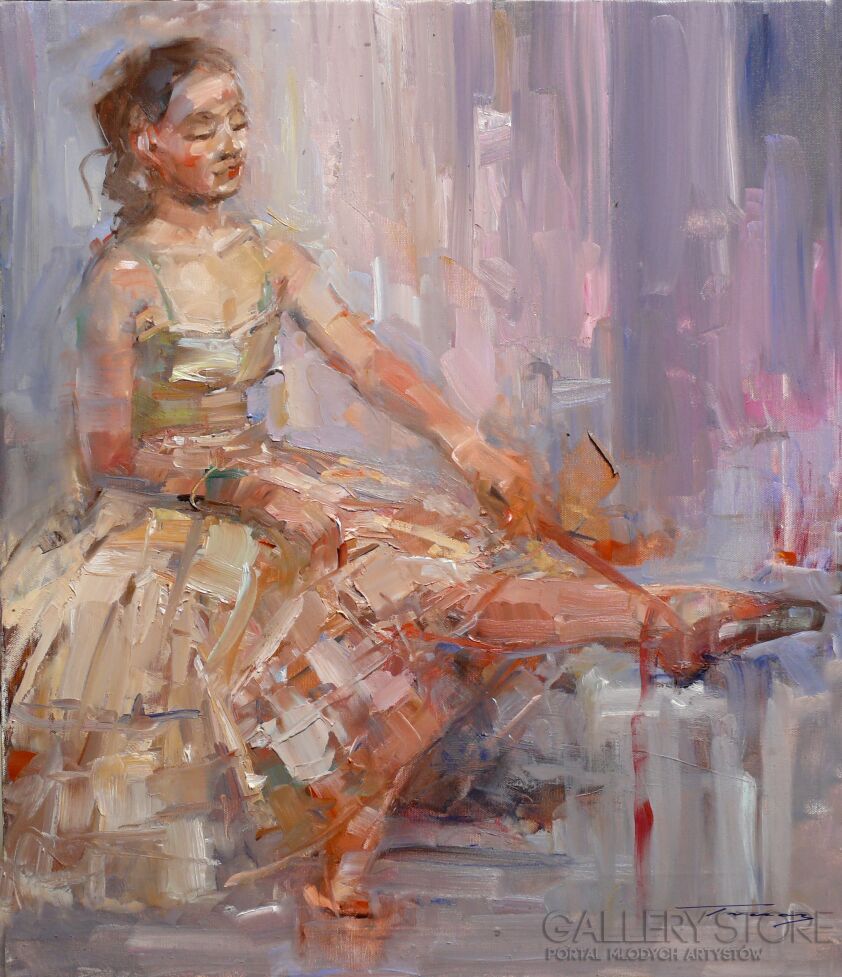 Krzysztof Tracz-Baletnica_102-Olej