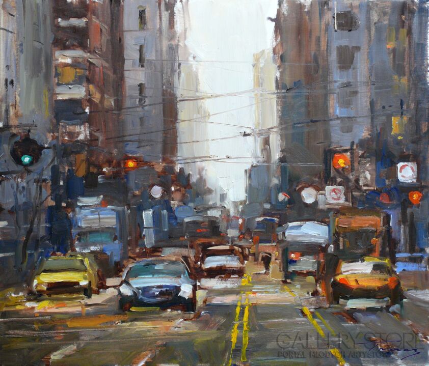 Krzysztof Tracz-Pejzaż miejski_57-Olej