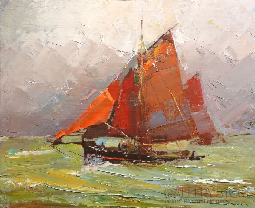 Krzysztof Tracz-Pejzaż morski_844-Olej