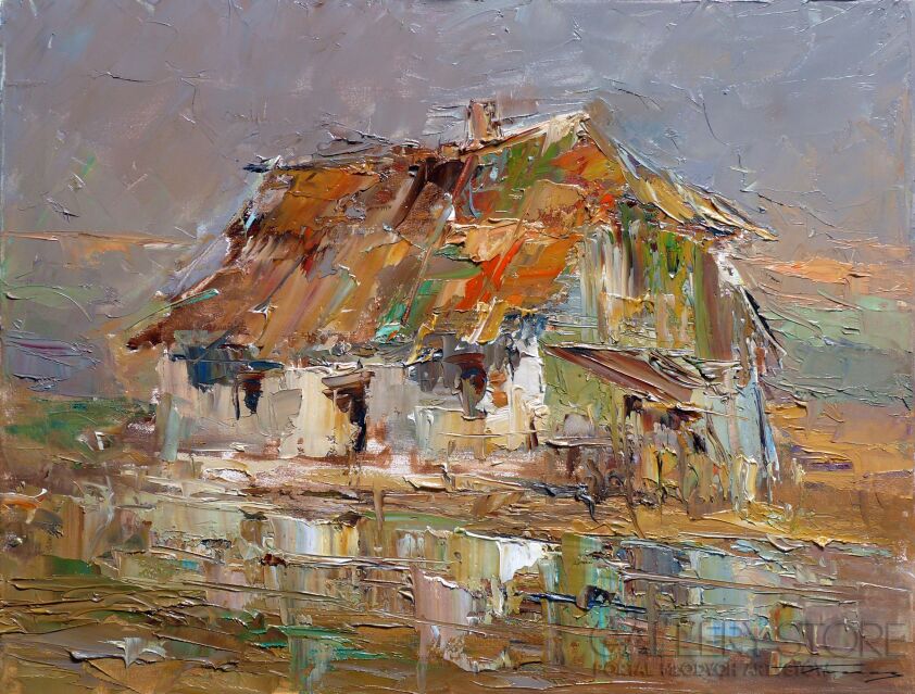 Krzysztof Tracz-Stary dom_600-Olej