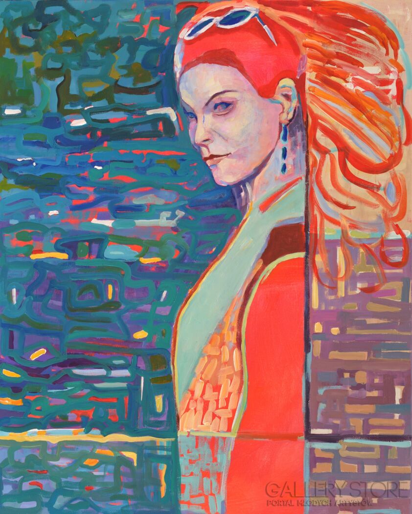 Magdalena Walulik-Ktoś za mną chodzi -Akryl