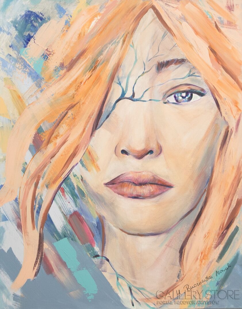 Małgorzata Brzozowska-Nowak-Portret abstrakcyjny_2-Akryl