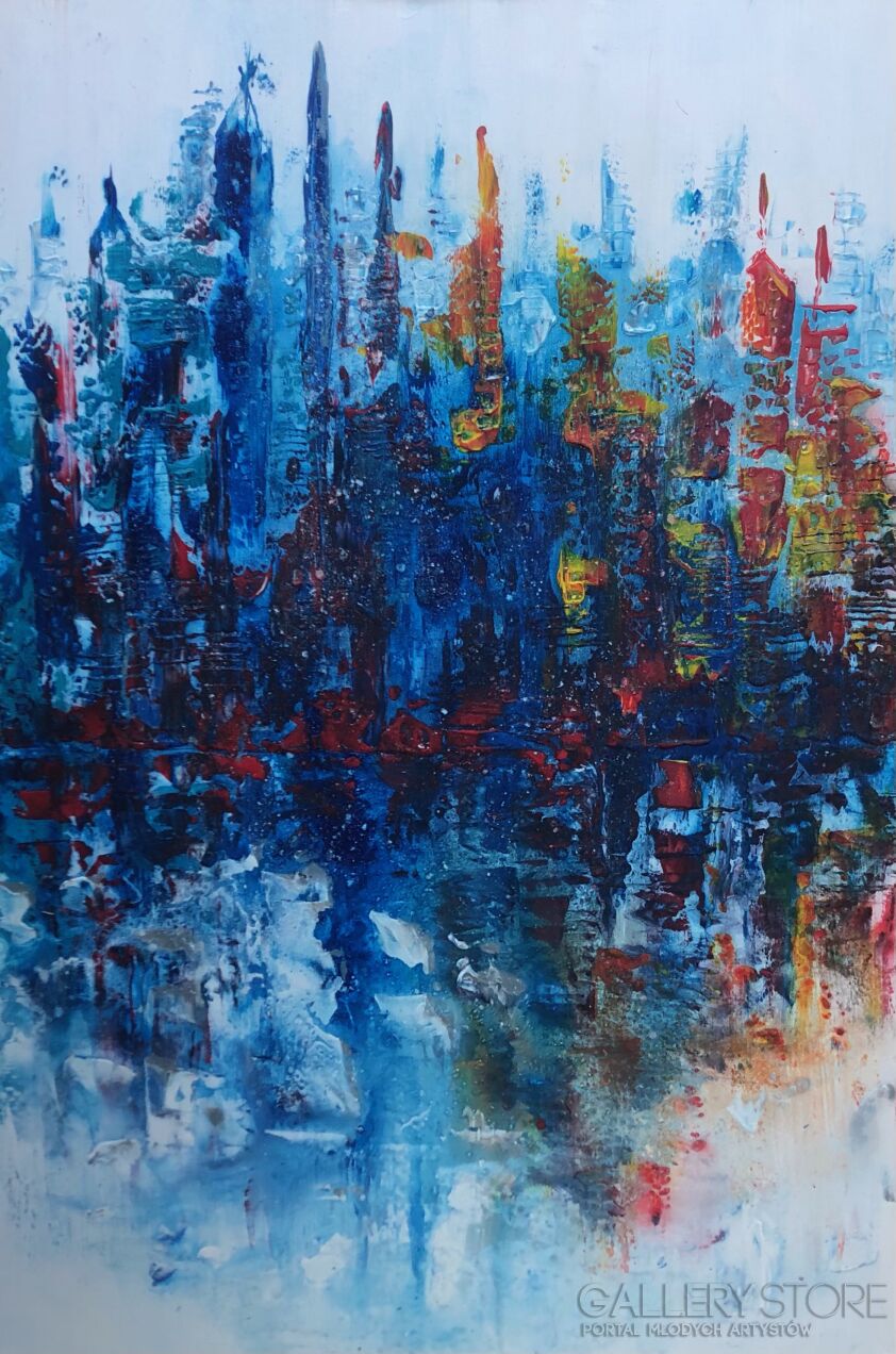 Mariola Świgulska-Snowy city-Akryl