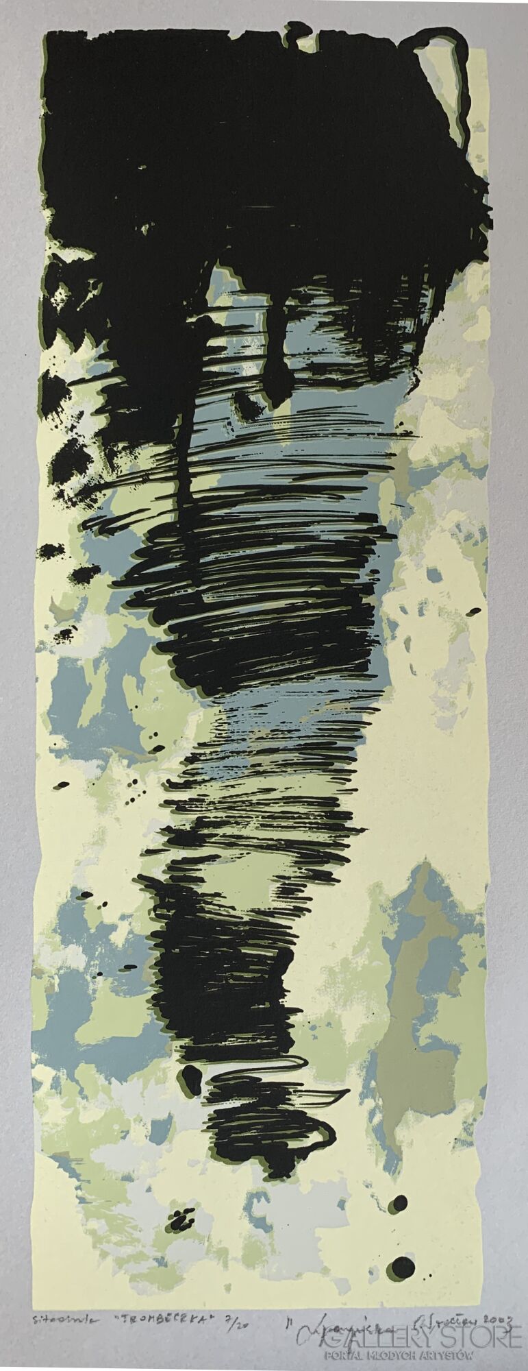 Marta Banas-Trombeczka seria black/green-Grafiki i plakaty