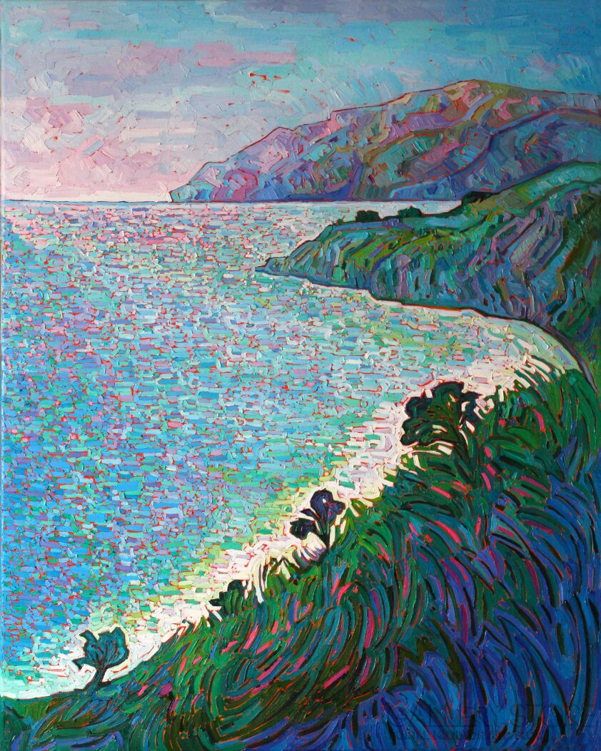 Monika Siwiec-Błękitna laguna-Olej