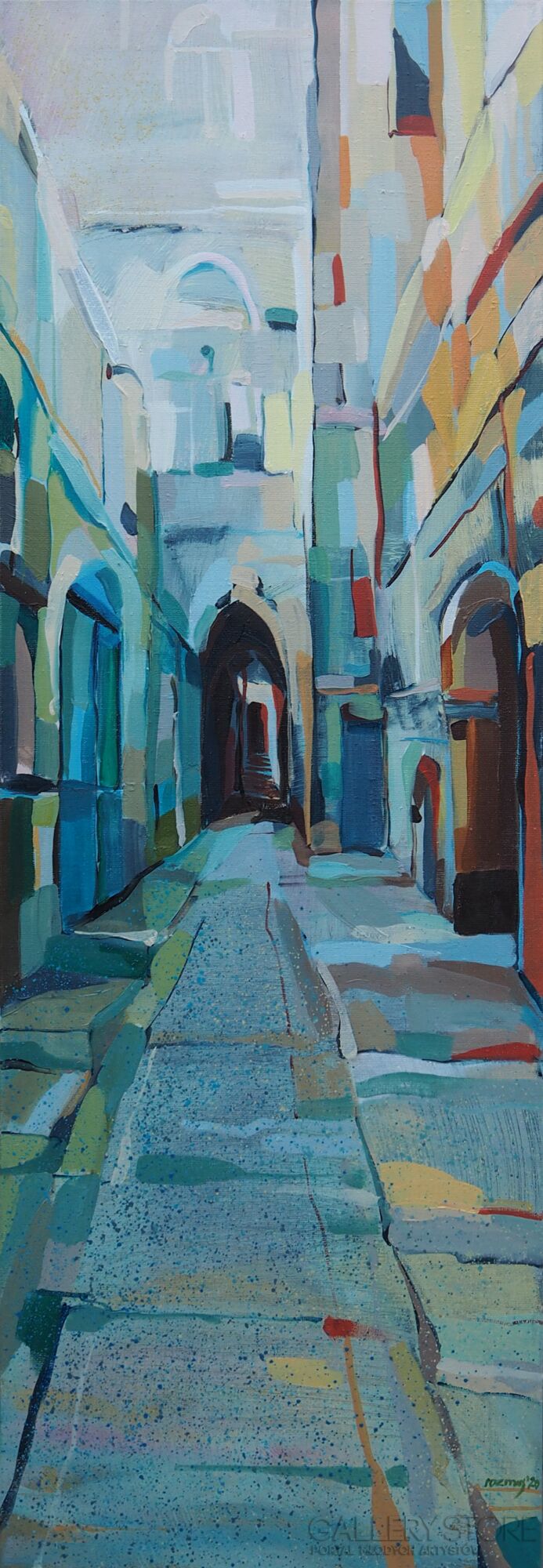 Natalia Rozmus - Esparza-Spacer po Jerozolimie-Olej