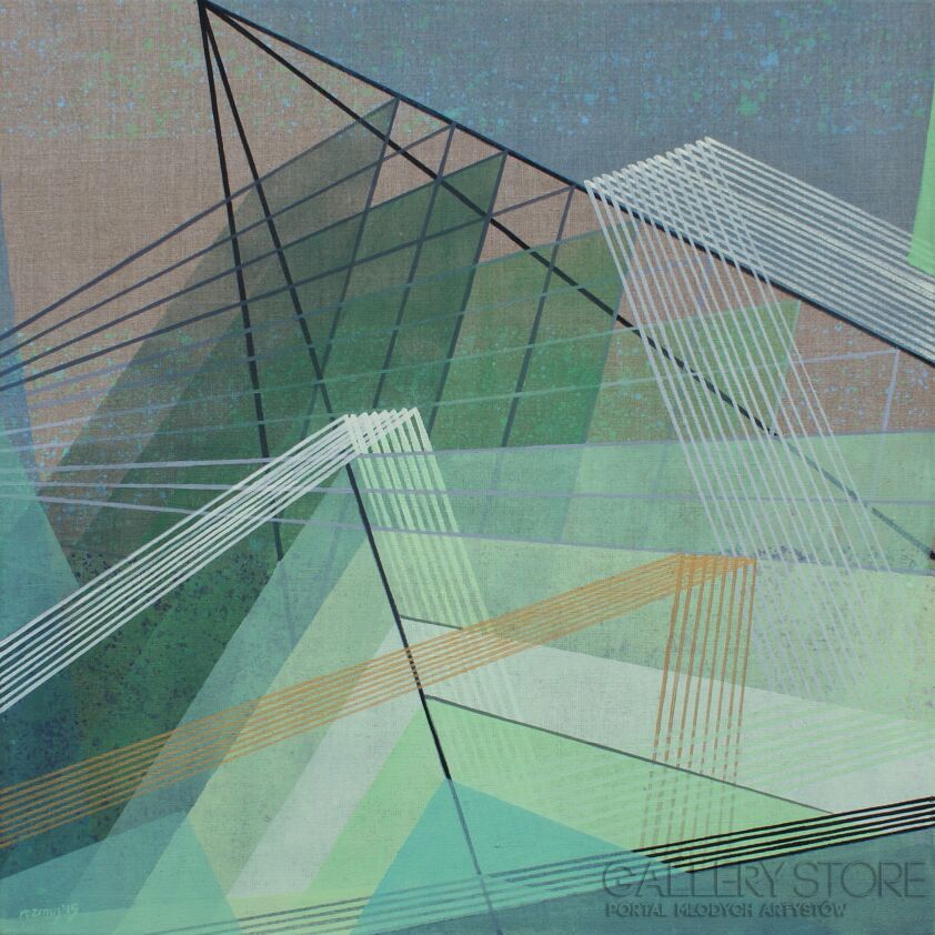 Natalia Rozmus - Esparza-Wodnik-Akryl