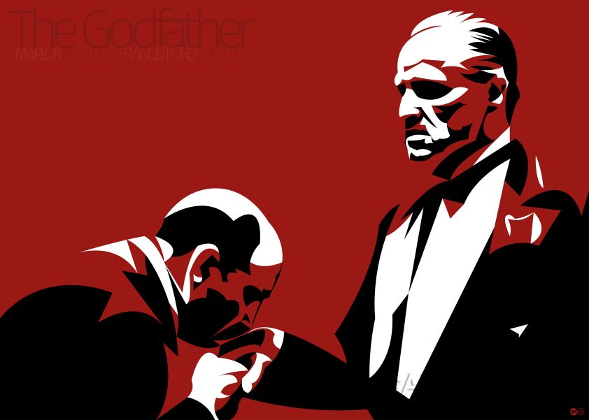 Paweł Jan Kamiński-THE GODFATHER POSTER-Giclee