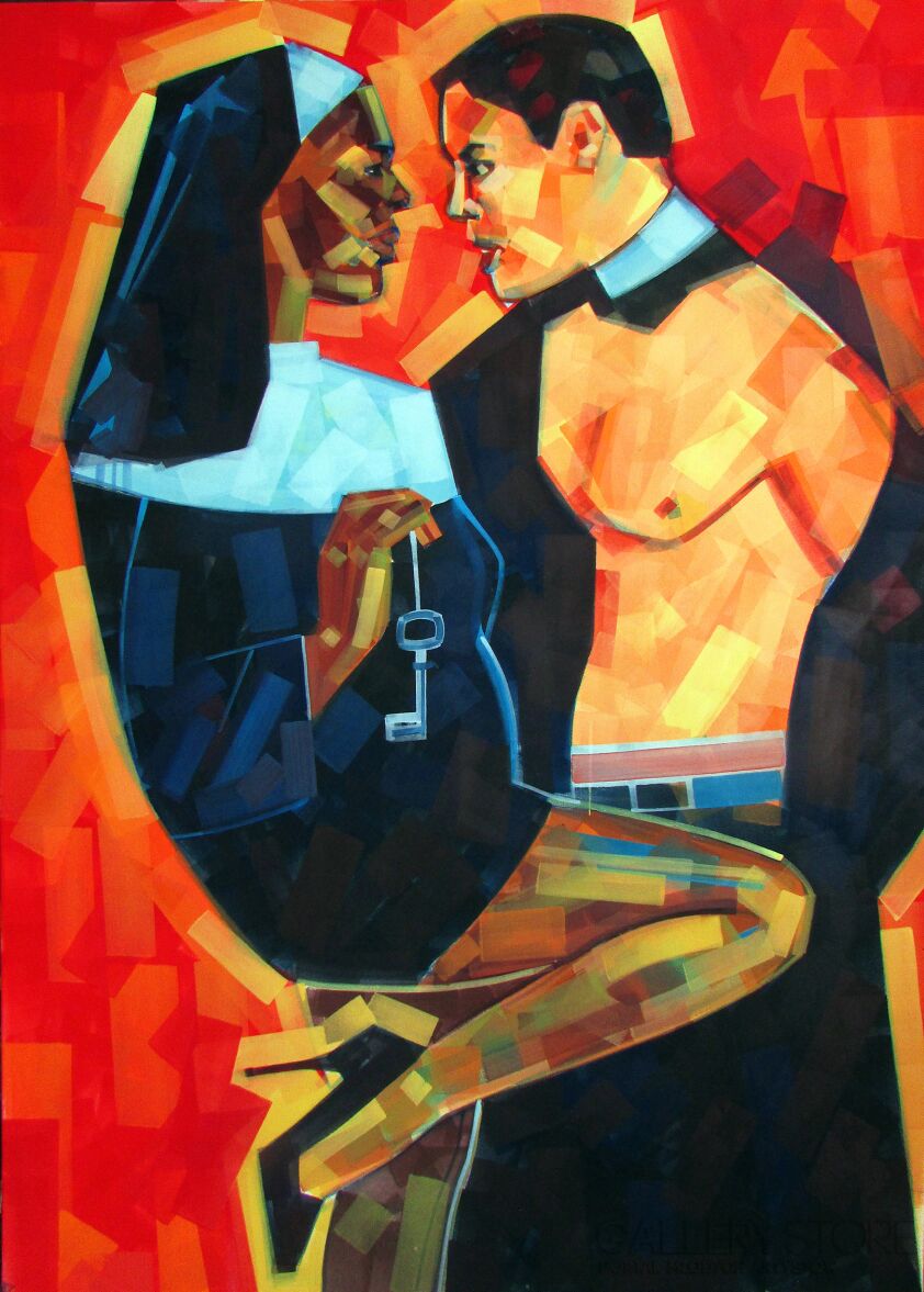 Piotr Kachny-Confession-Olej