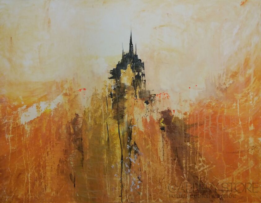 Tomasz Groma-The castel-Akryl