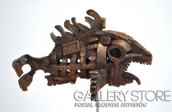 ignacy nowodworski-ryba z językiem-Rzeźby