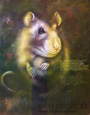 Jacek Lauda-Rodent 1. Szczur-Malarstwo