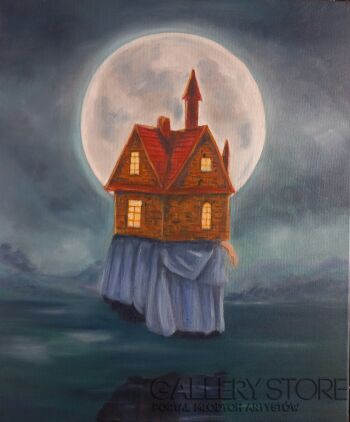 Agnieszka Janik-Cały dom na mojej głowie-Malarstwo