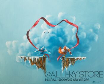 Adam Burczyc-PIERWSZA RANDKA-Malarstwo