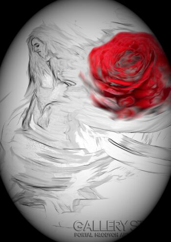 Adrian Czeladziński -Ewolucja róży -Grafika