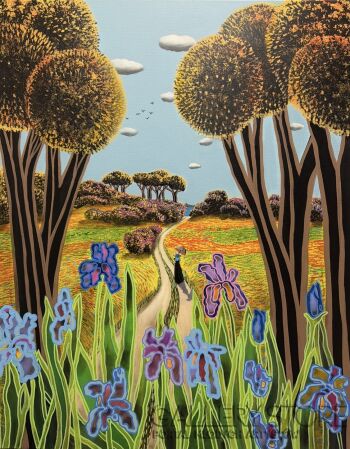 Agata Padol-Spacer w Arles-Malarstwo