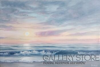 Agata Urban-Wieczór nad morzem-Malarstwo