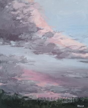 Agata Urban-Zachód słońca -Malarstwo