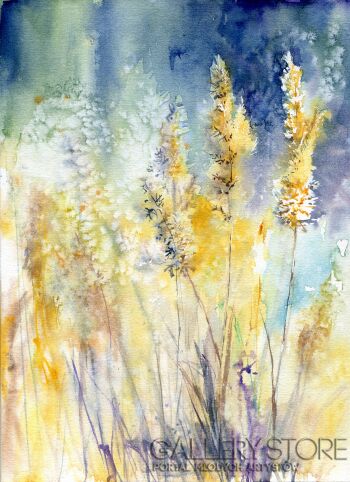 Agata Zięba-Warcholak-Złocistość traw-Grafiki i plakaty