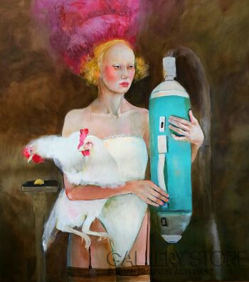 Agnieszka  Banasiak T-Delikatność pod napięciem -Malarstwo