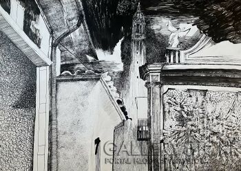 Agnieszka Boroń-"Bella Italia#2"-Rysunek