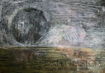 Agnieszka Boroń-"Pejzaż Apokaliptyczny #6"-Rysunek