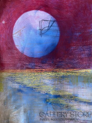 Agnieszka Boroń-"Pejzaż Apokaliptyczny#7"-Rysunek