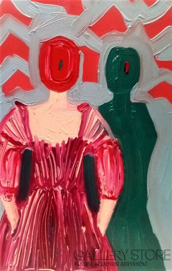 Agnieszka Brzezińska-Siostry z księgami-Malarstwo