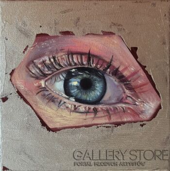 Agnieszka Fijał- Czapla-Obraz z cyklu "Ostatni rzut oka" -Malarstwo