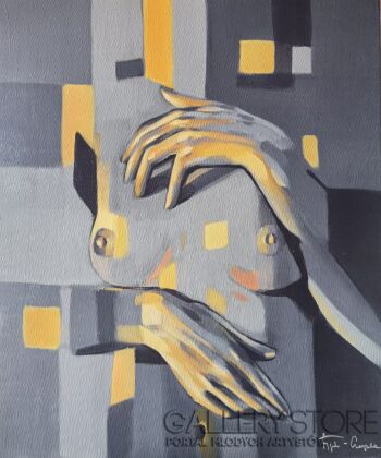 Agnieszka Fijał- Czapla-Obraz z cyklu "Patrz na mnie czule" 10/11-Malarstwo