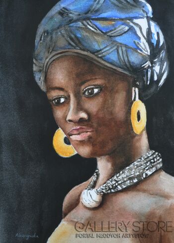 Portret Afrykanki III